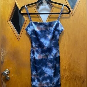Urban Outfitters Blue Galaxy Mini Dress